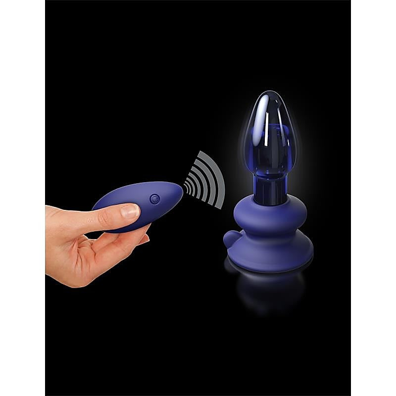 Icicles No 85 Rechargeable Glass Butt Plug by Pipedream - Glass Sex Toys