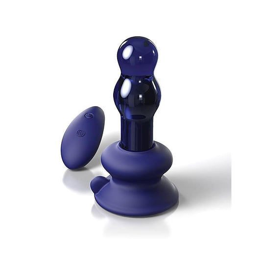 Icicles No. 83 Remote Control Glass Anal Vibrator - Glass Sex Toys