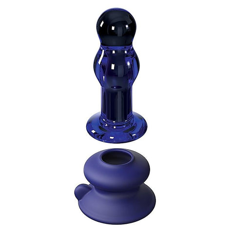 Icicles No. 83 Remote Control Glass Anal Vibrator - Glass Sex Toys