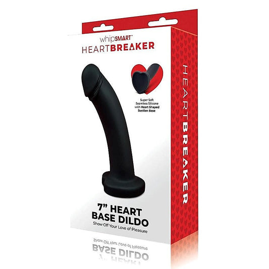 WhipSmart Heartbreaker 7'' Heart Base Dildo Dong - Realistic Dildos