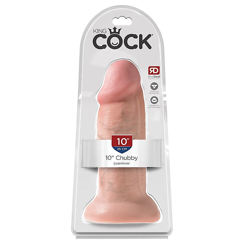 Premium King Cock 10 Inch Chubby Realistic Dong - Realistic Dildos