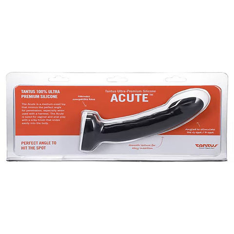 Tantus Acute Realistic Silicone Dildo Curved Design for G Spot - Anal Dildos