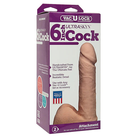 6 Inch Ultra Realistic Cock by Doc Johnson - Realistic Dildos