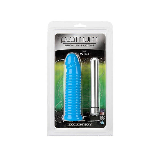The Twist Ribbed Design Dildo by Doc Johnson - Non-Realistic Dildos
