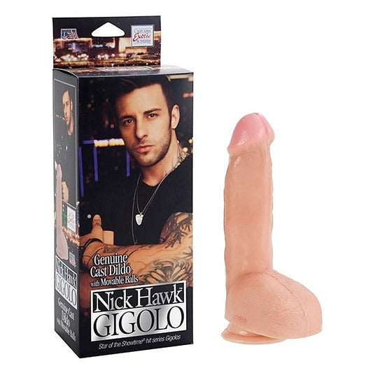 Nick Hawk Gigolo Genuine Cast Dildo by California Exotics - Realistic Dildos