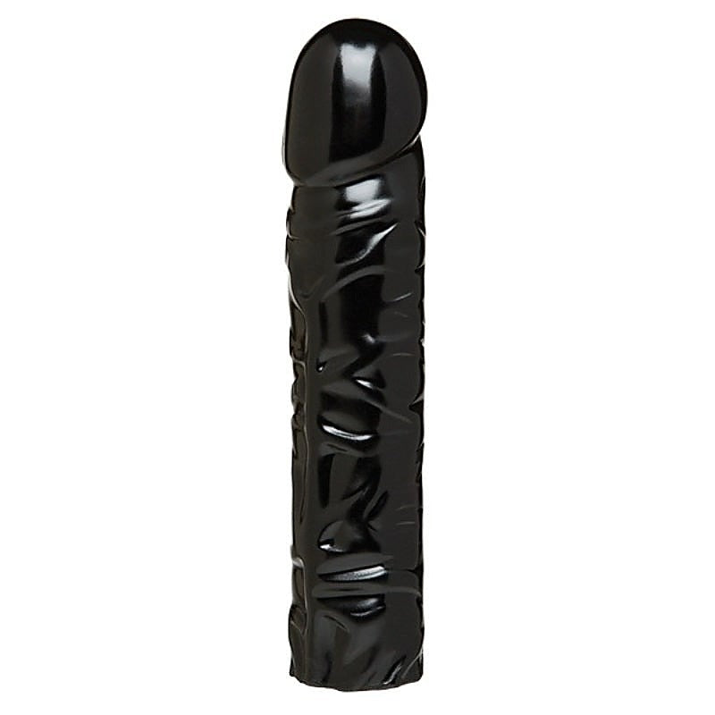 Vac-U-Lock Code Black 8 inch Classic Dong by Doc Johnson - Realistic Dildos