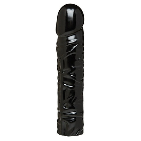 Vac-U-Lock Code Black 8 inch Classic Dong by Doc Johnson - Realistic Dildos