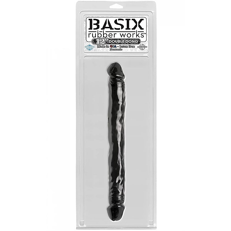 Basix 12 Inch Double Ender Realistic Dong - Realistic Dildos
