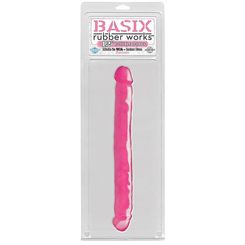 Basix 12 Inch Double Ender Realistic Dong - Realistic Dildos