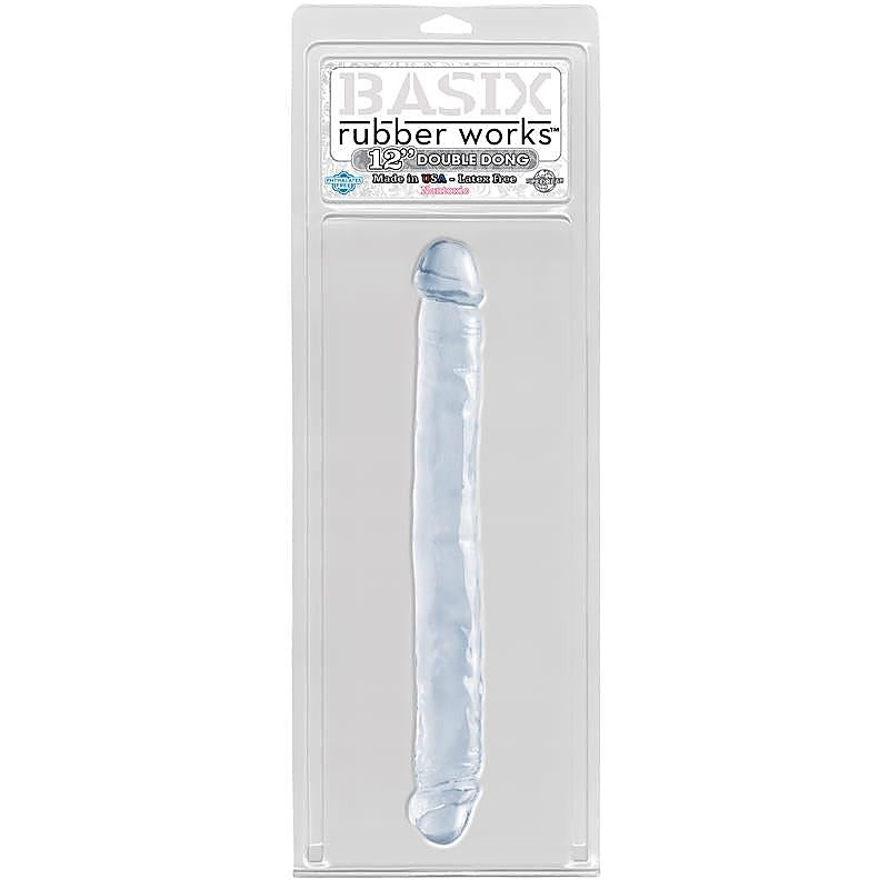 Basix 12 Inch Double Ender Realistic Dong - Realistic Dildos