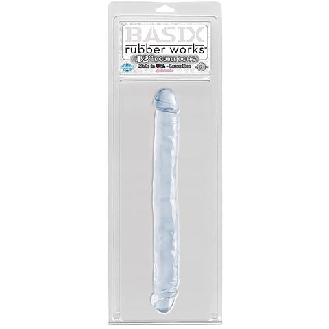 Basix 12 Inch Double Ender Realistic Dong - Realistic Dildos