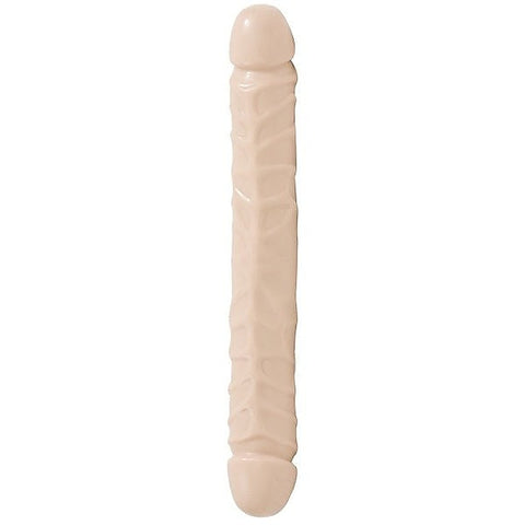 Veined Double Header 12 Inch Realistic Dong by Doc Johnson - Realistic Dildos