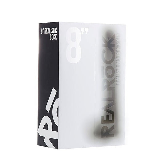 Real Rock 8" Realistic Cock With Scrotum by Shots Toys - Realistic Dildos