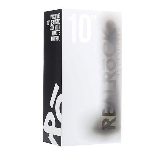 Real Rock Vibrating 10 Realistic Cock by Shots Toys - Vibrating Dildos