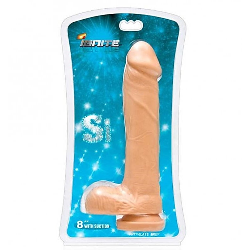 Ignite Cock and Balls 8 inch by SI Novelties - Realistic Dildos