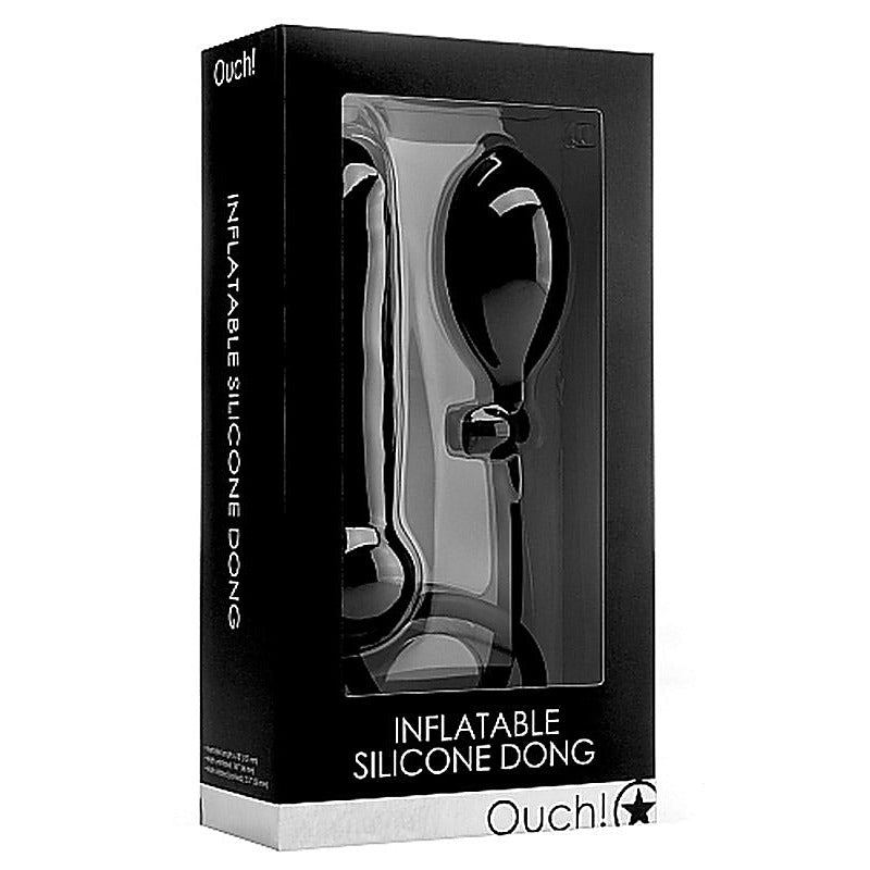 Ergonomic Silicone Inflatable Dong by Shots Toys - Realistic Dildos