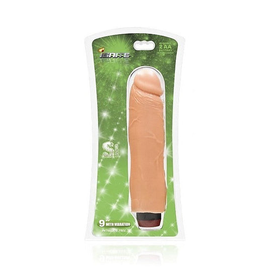 Ignite Vibrating Cock Flesh 9 Inch by SI Novelties - Realistic Dildos