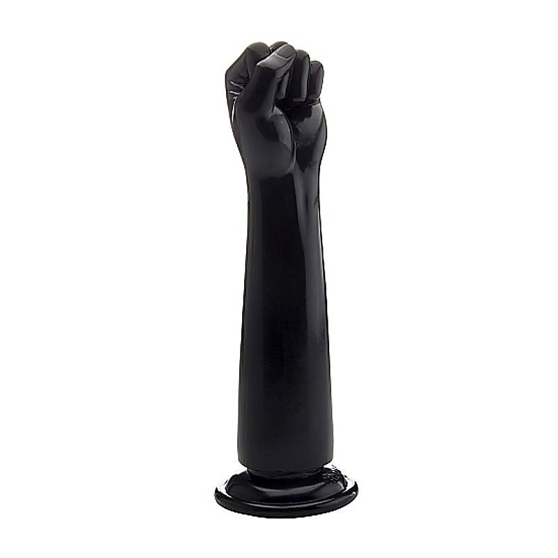 RealRock 12.8 inch Realistic Fist Black by Shots Toys - Realistic Dildos