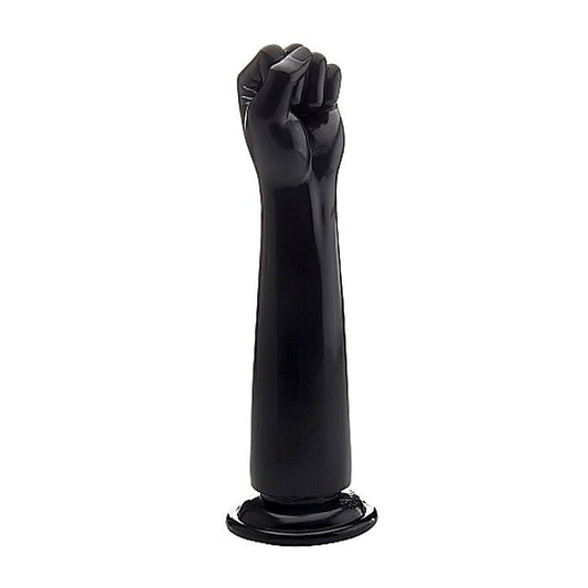 RealRock 12.8 inch Realistic Fist Black by Shots Toys - Realistic Dildos