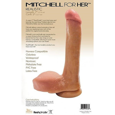 Mitchell for Her Genuine Cast by C1R Releasing - Realistic Dildos