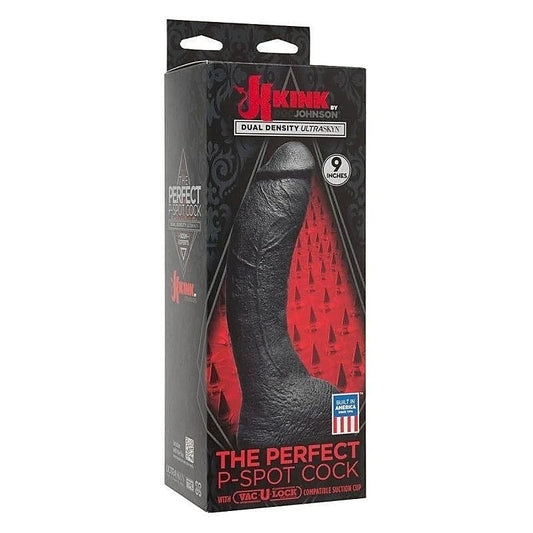 Kink The Perfect P-Spot Cock Black by Doc Johnson - Anal Dildos