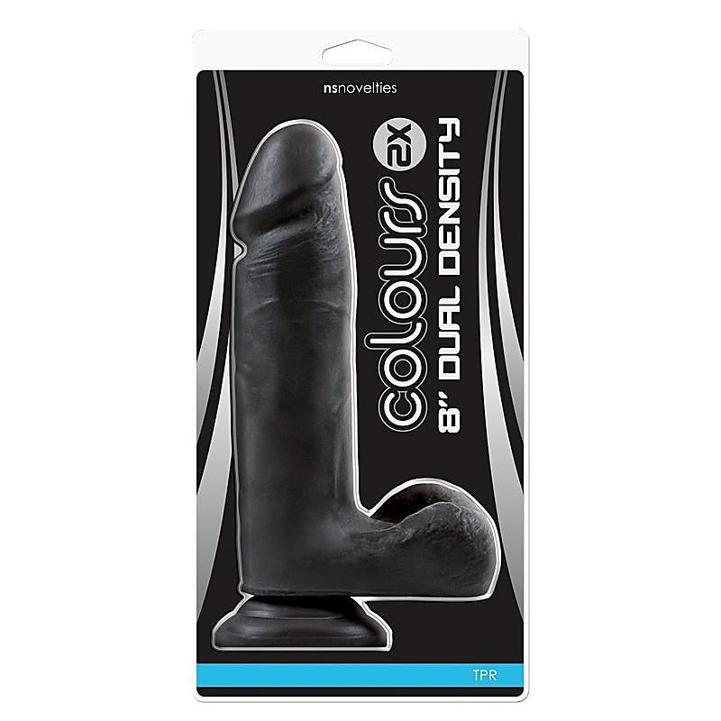 Colours 2X Dual Density 8 Inch Dildo by NS Novelties - Realistic Dildos