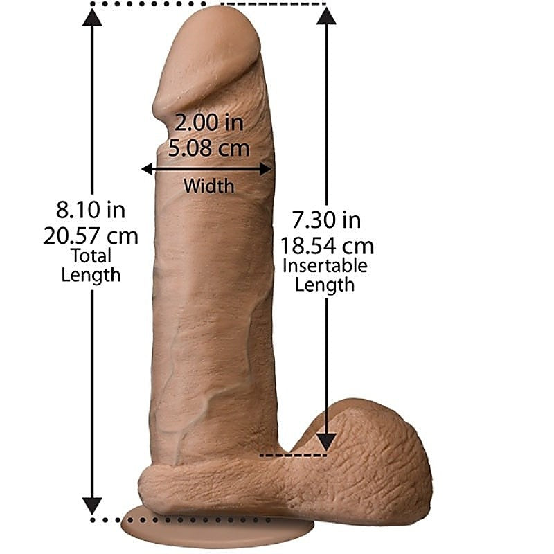 The Realistic Cock with Balls UR3 by Doc Johnson - Realistic Dildos