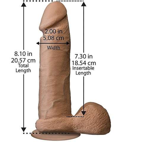 The Realistic Cock with Balls UR3 by Doc Johnson - Realistic Dildos