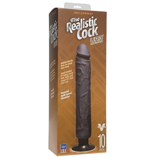 The Realistic Cock UR3 Vibrating by Doc Johnson - Realistic Dildos