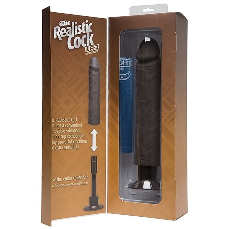 The Realistic Cock UR3 Vibrating by Doc Johnson - Realistic Dildos