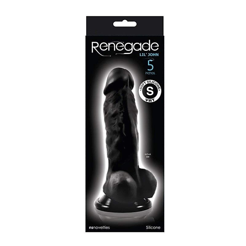Renegade Lil' John Black by NS Novelties - Realistic Dildos