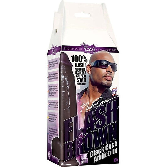 Flash Brown Black Cock Addiction by Icon Male - Realistic Dildos