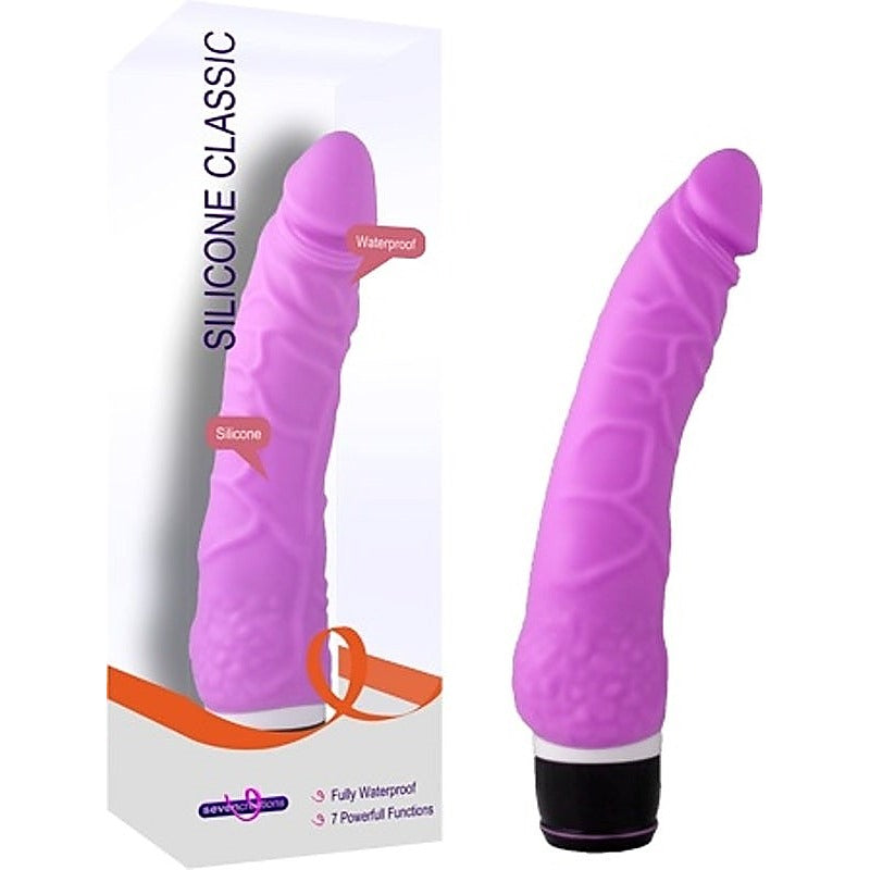 Silicone Classic Thin Veined 033 Seven Function - Vibrating Dildos