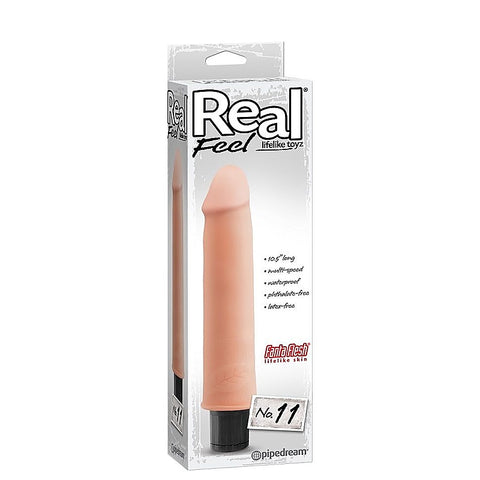 Real Feel Lifelike Toyz No. 11 Vibrating Cock - Realistic Dildos