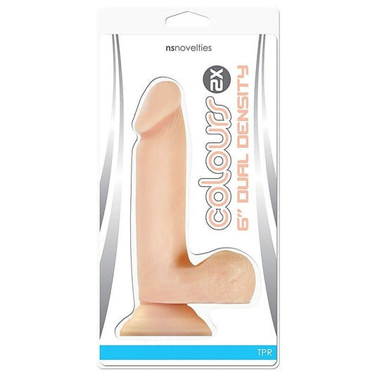 Colours 6 Inch Dual Density by NS Novelties - Realistic Dildos