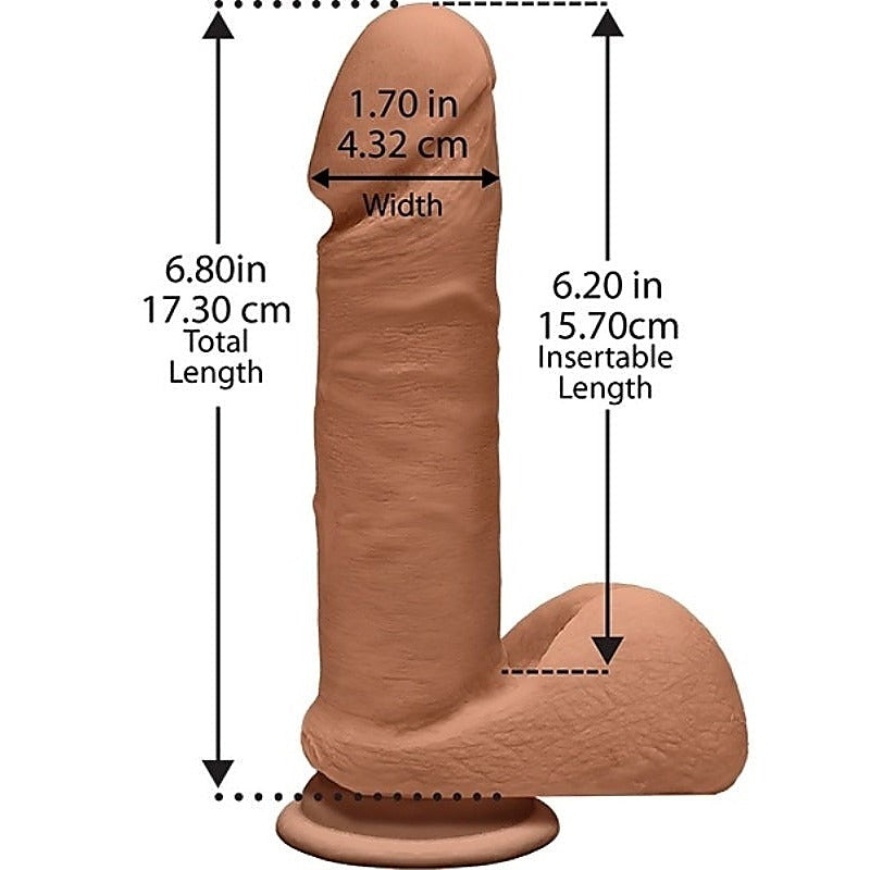 Premium The D Perfect D 7 Inch by Doc Johnson - Realistic Dildos