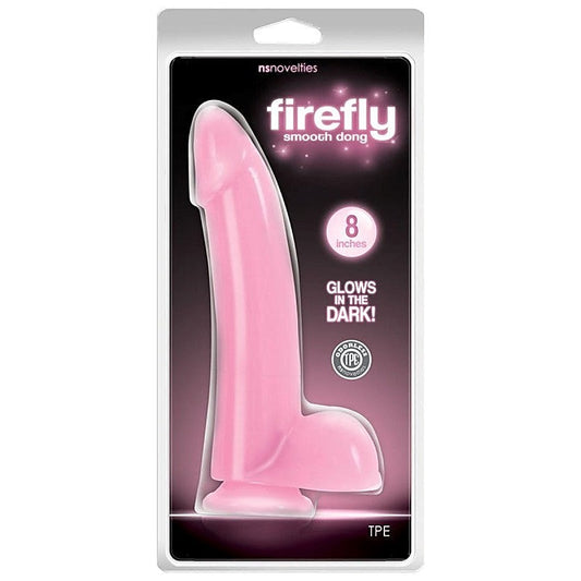 Firefly Smooth Glowing Dong 8 Inch by NS Novelties - Personal Massagers