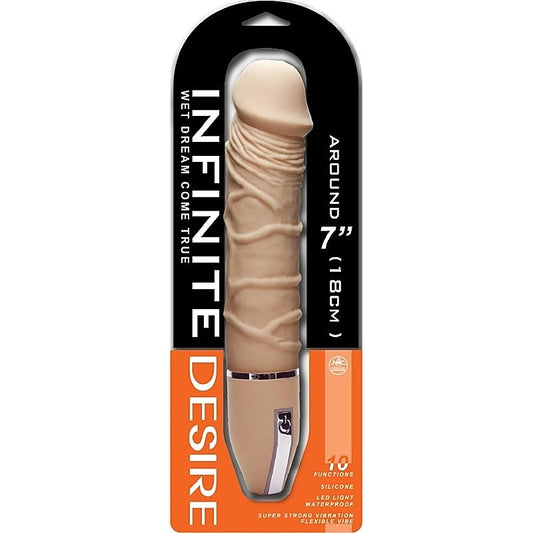 Infinite Desire 7" Silicone Vibrator by NANMA Corporation - Realistic Dildos