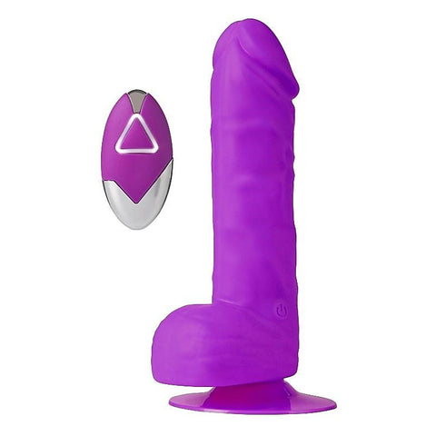 Wireless Silicone 7" Penis Shaped Vibrator - Realistic Dildos