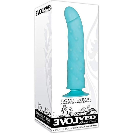 Love Large Dual Feel Dildo by Evolved - Realistic Dildos