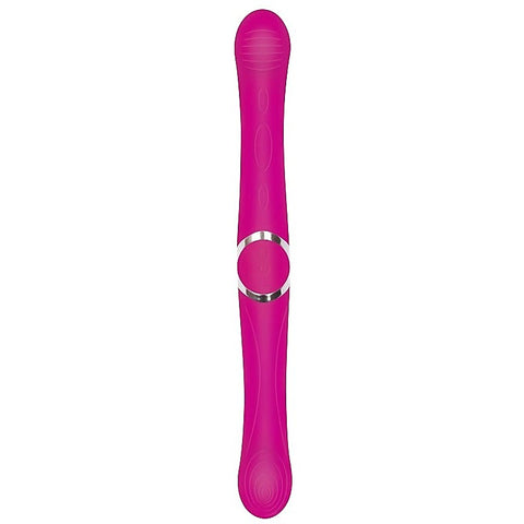 Coupled Love Vibrating Silicone Double Ender by Evolved - Realistic Dildos