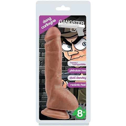 Gangster Dual-Density Dildo - 8-Inch Mob Boss Delight - Realistic Dildos