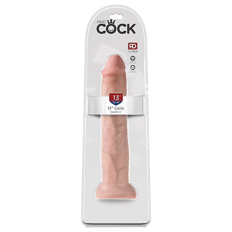King Cock 13 Inch Realistic Pleasure Dong - Realistic Dildos