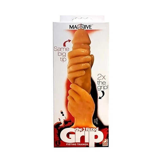 The 2 Fisted Grip Fisting Trainer by Icon Brands - Anal Dildos