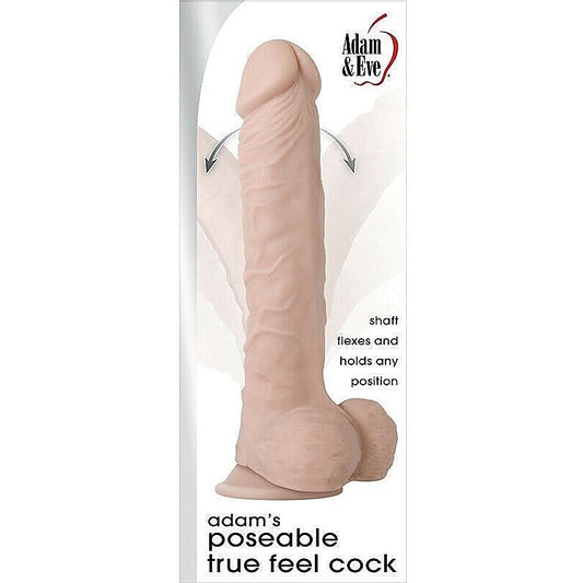 Adam's Posable True Feel Pleasure Toy by Adam & Eve Sextoys - Realistic Dildos