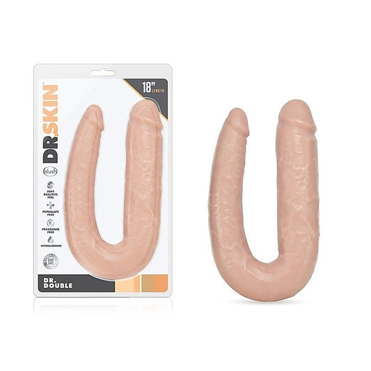 Dr. Skin Dr Double Vanilla Realistic Dildo - Realistic Dildos