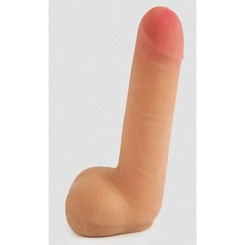 Cyberskin Slimline Cyber Cock with Balls by Topco - Realistic Dildos