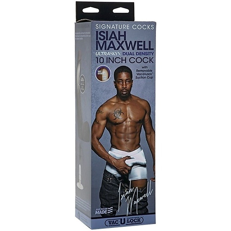 Signature Cocks Isiah Maxwell 10 Inch Ultraskyn Cock - Realistic Dildos