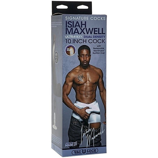 Signature Cocks Isiah Maxwell 10 Inch Ultraskyn Cock - Realistic Dildos