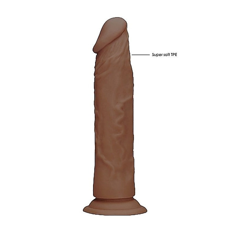 Premium Realrock Skin Dildo Brown by Shots Toys - Realistic Dildos